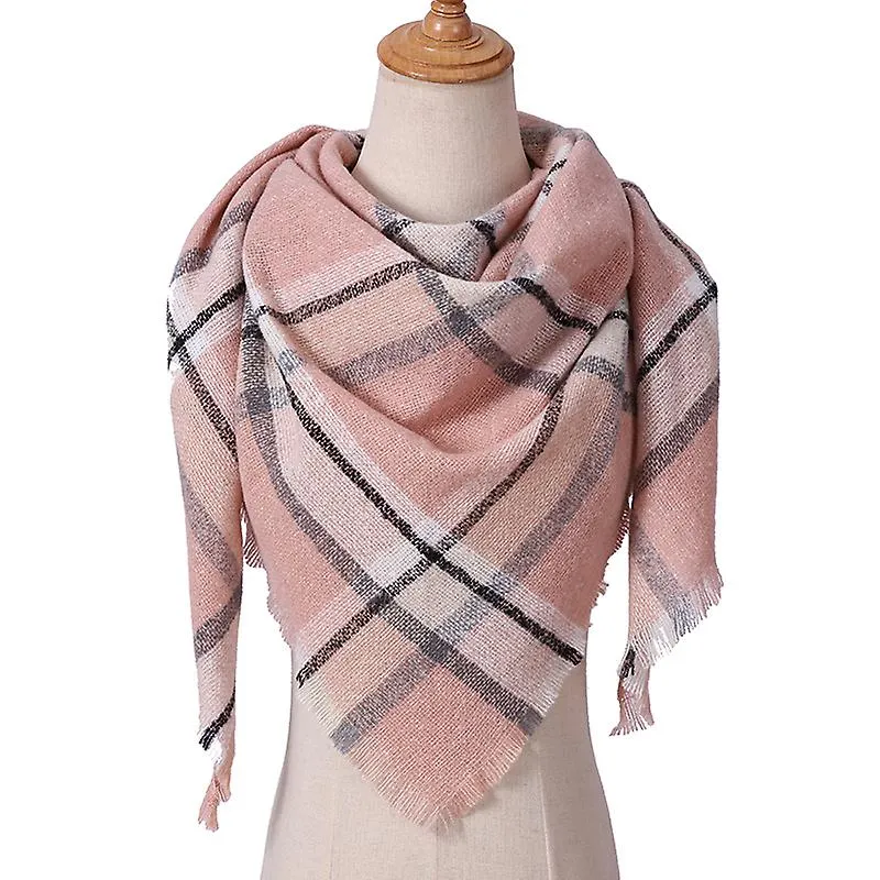 2022 Bufanda de cachemira para mujeres Otoño Invierno Mantones Envolturas Cuello Cálido Pañuelo Manta Triángel Pashmina Bandana 