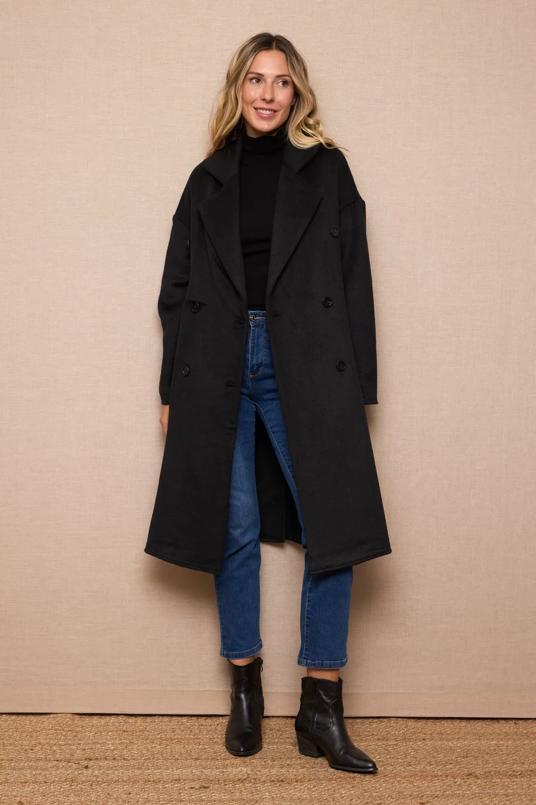 ABRIGO OVERSIZE NEGRO LILY