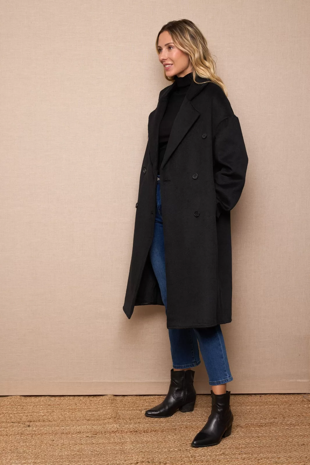 ABRIGO OVERSIZE NEGRO LILY