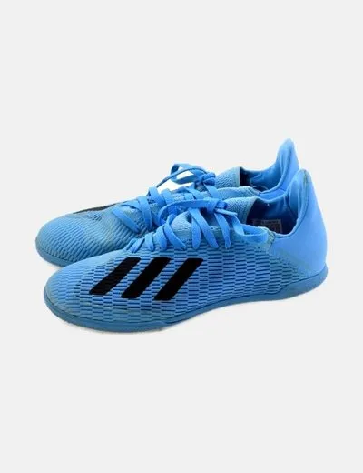 Adidas Deportiva azul cordones