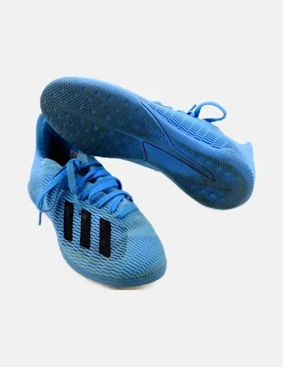 Adidas Deportiva azul cordones