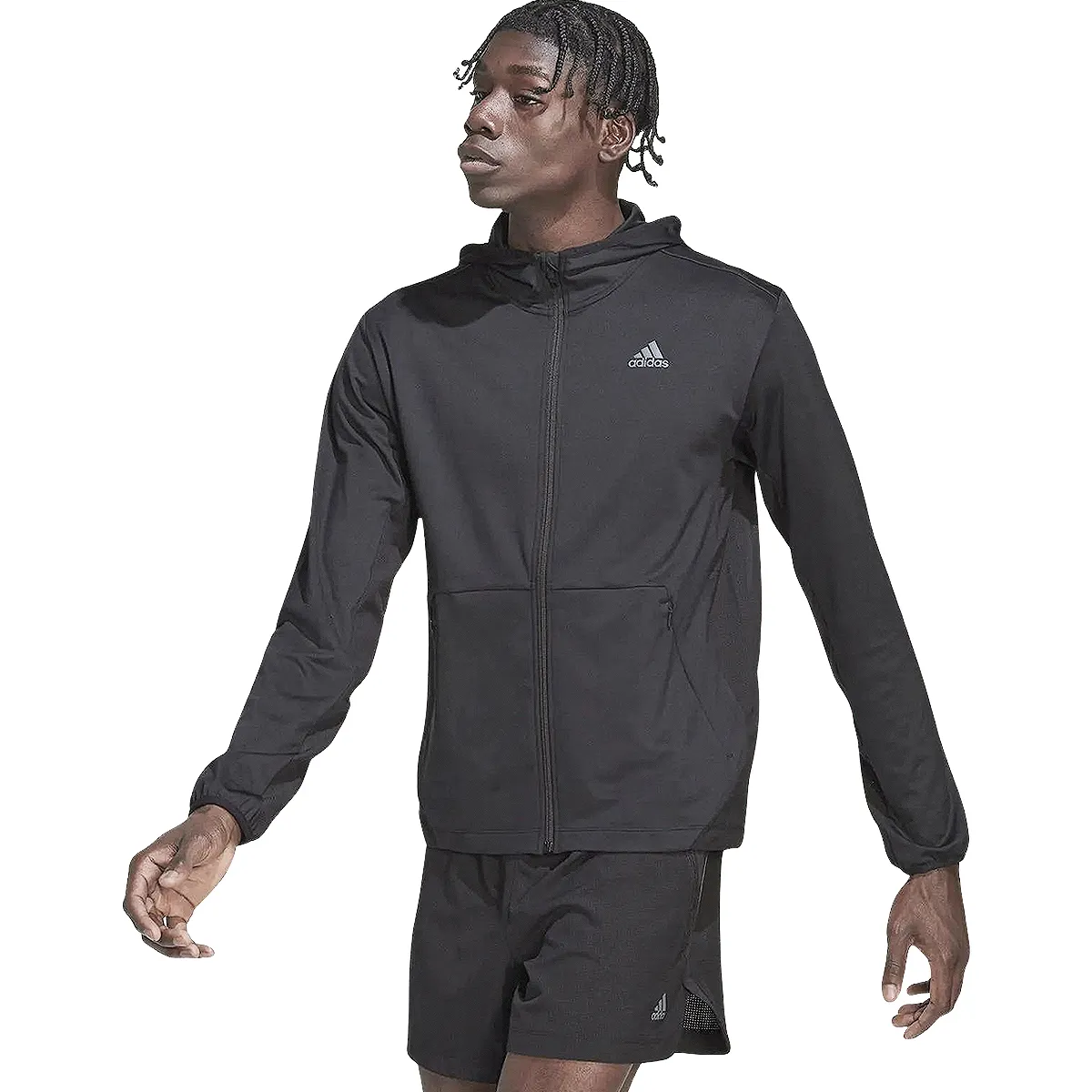 adidas Hoodie Hiit Fz – Hombre – Hc6529