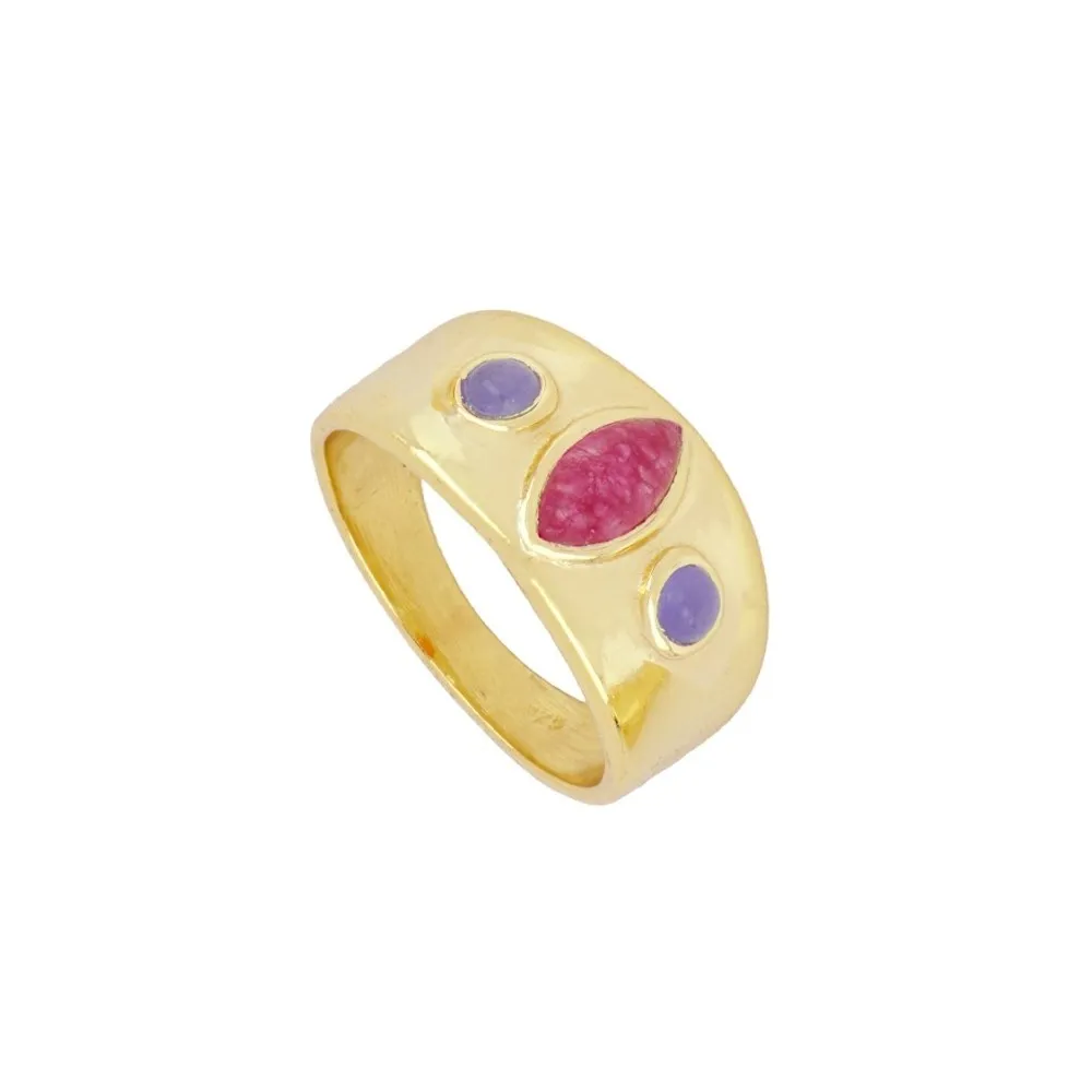 Anillo Alhena Jades Oro