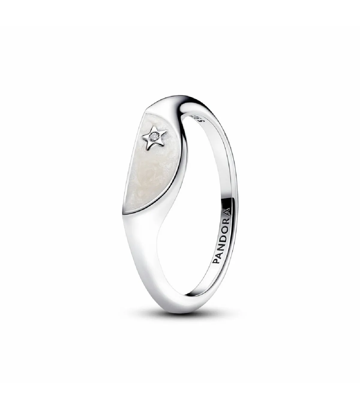 ANILLO PANDORA ME MITAD SELLO ESMALTADO  193325C01