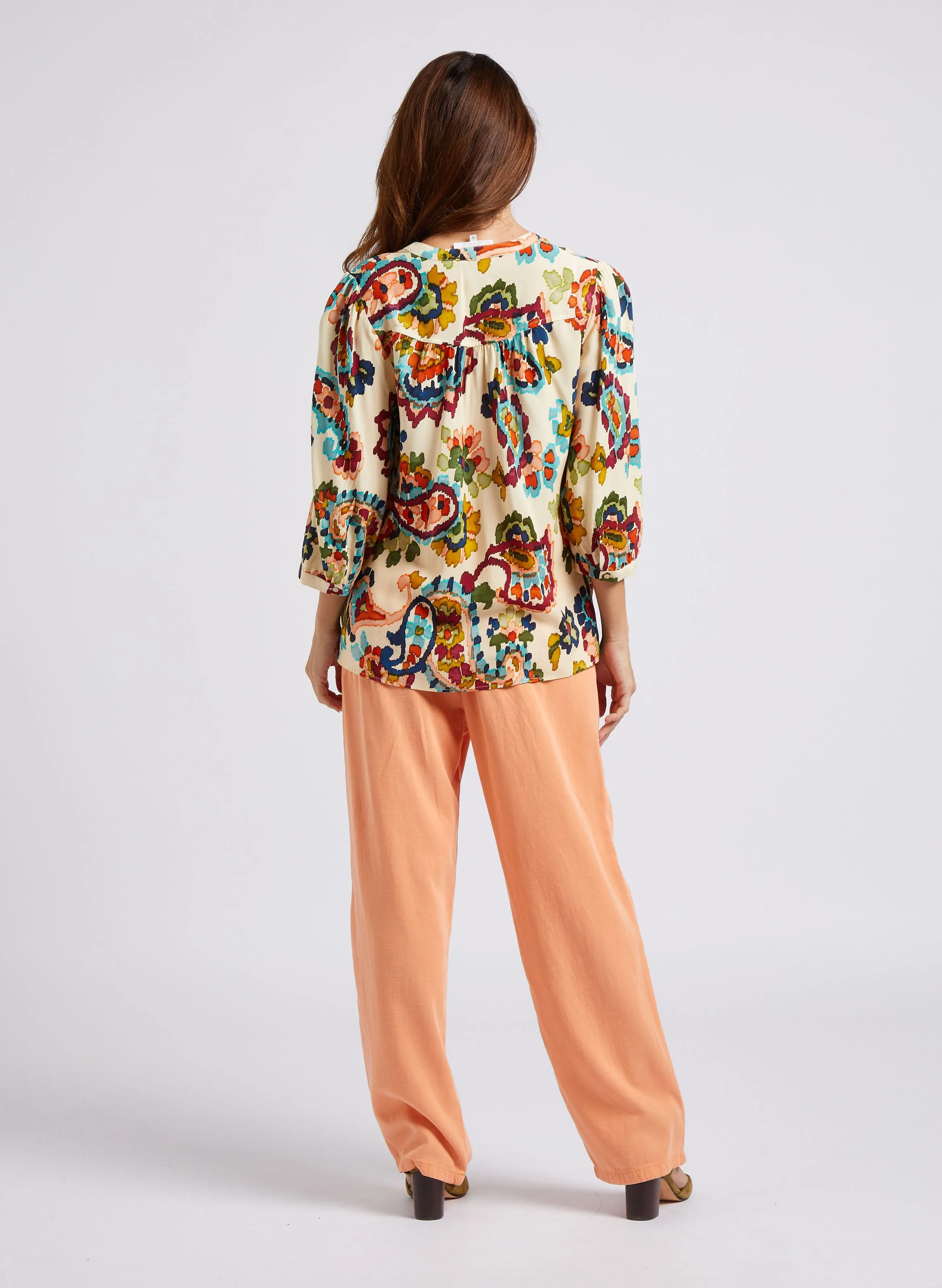 BALTIMORE  PANTALóN RECTO EN NARANJA