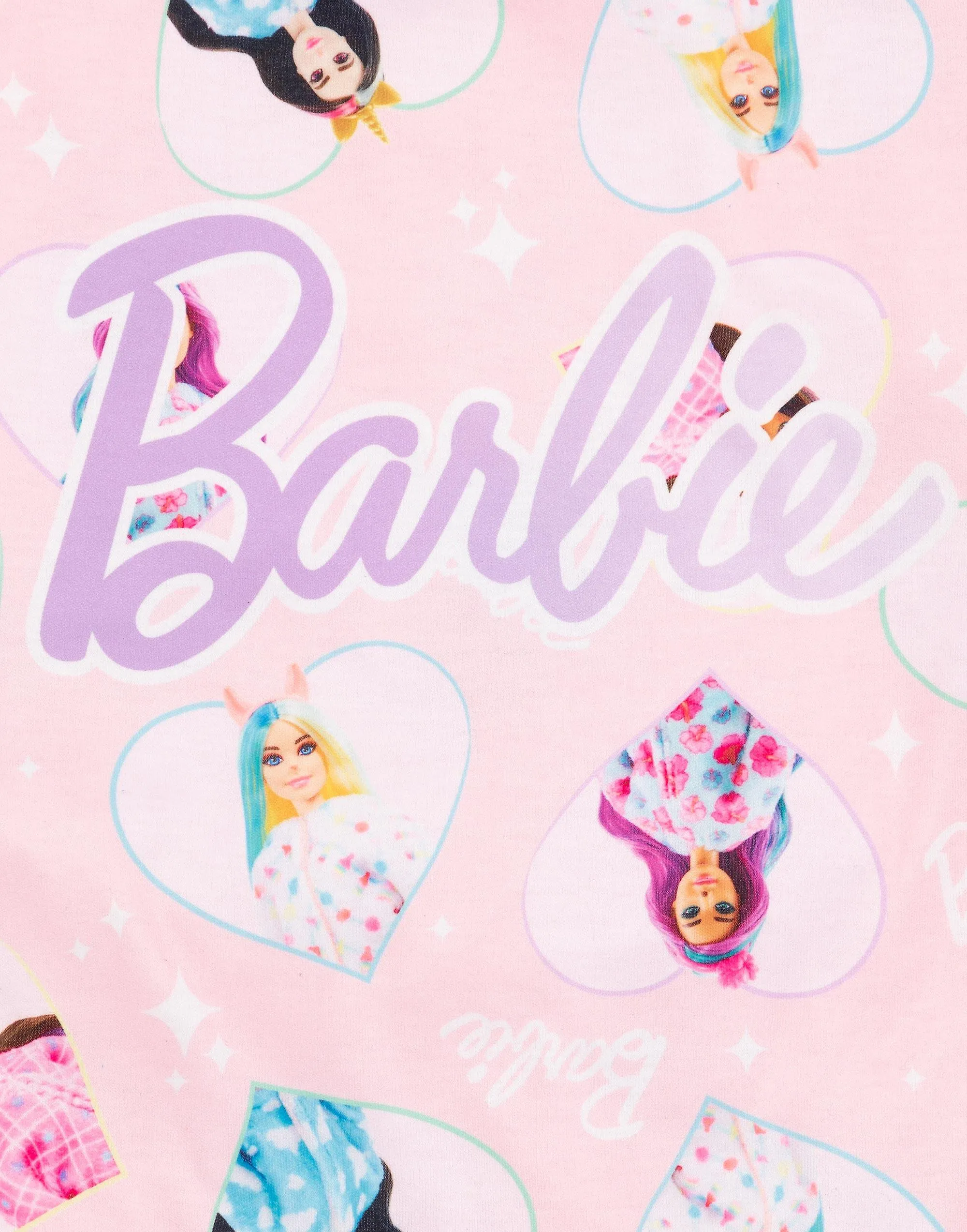 Barbie Girls Short Sleeve Nightdress Pink