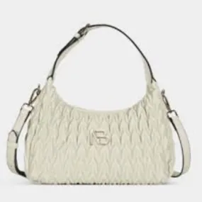 Bolso Binnari Vestir de mano color oro, negro y hielo Cnp19620
