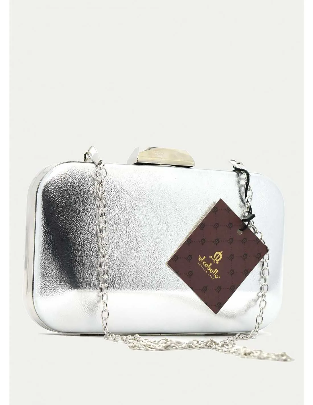 BOLSOS EL CABALLO 1004 PLATA 