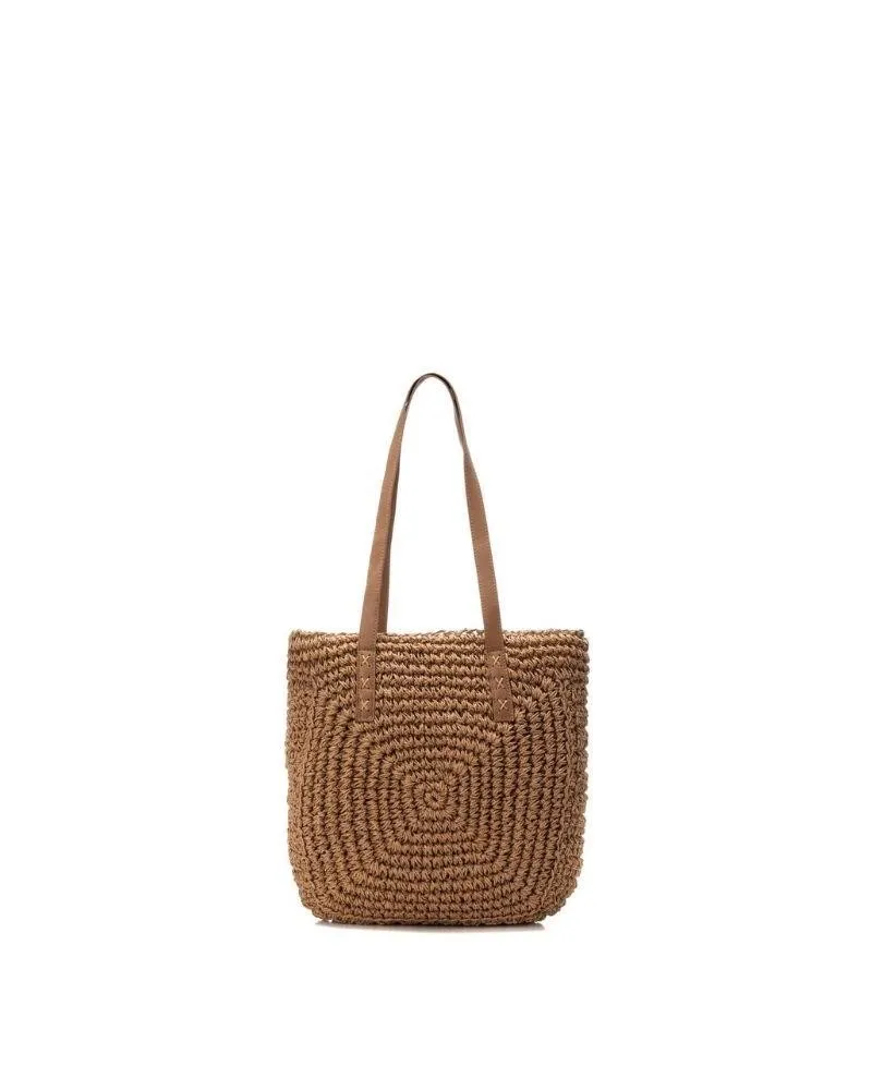  Bolsos Rafia Mujer Taupe 183187