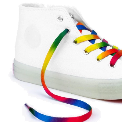 Bota conguitos niña lona cordones con luz