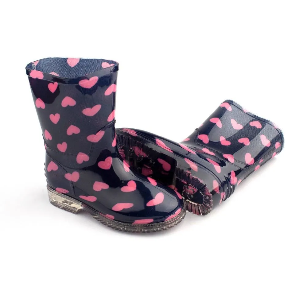 Botas Agua Niña Corazones