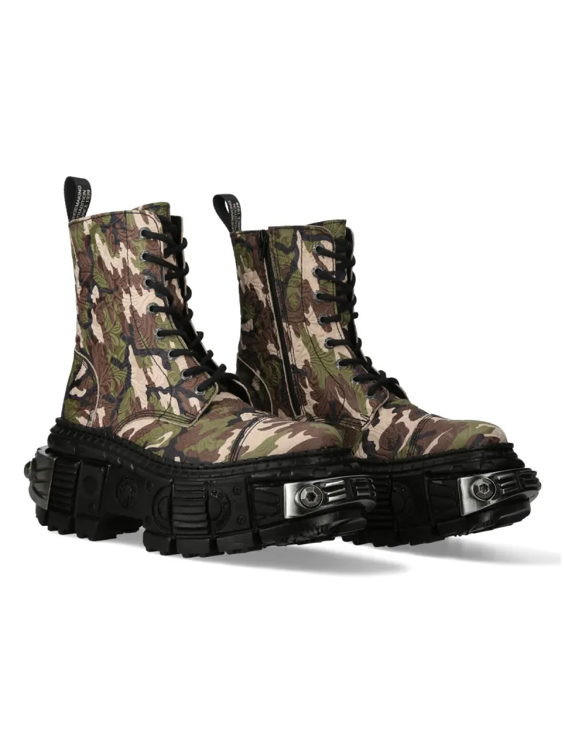 Botas camuflaje urbanas con plataforma