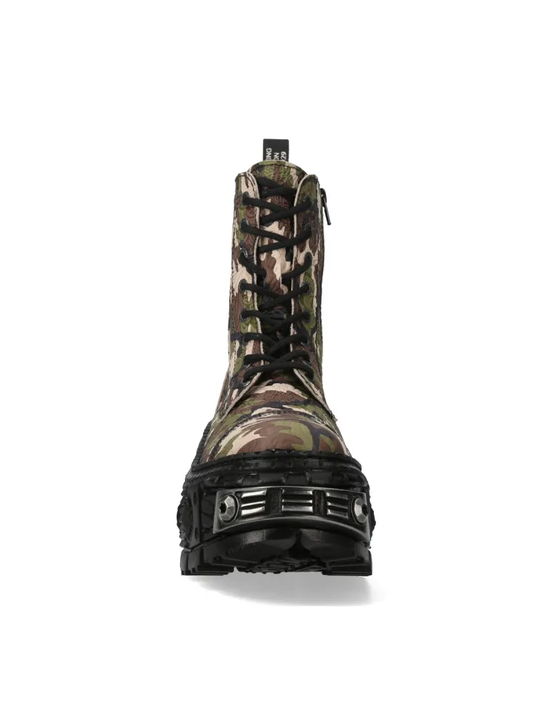 Botas camuflaje urbanas con plataforma
