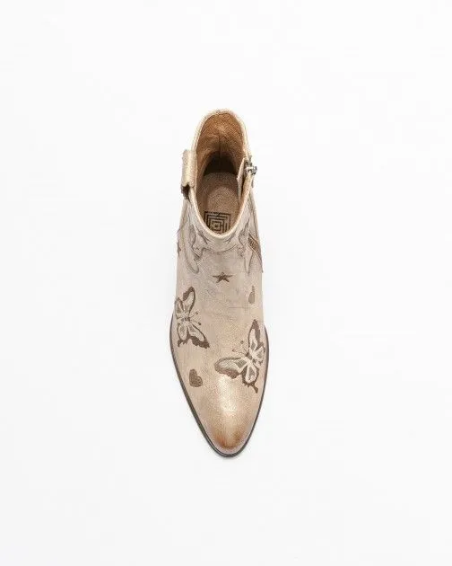 Botas Cowboy PROF F24129 Beige