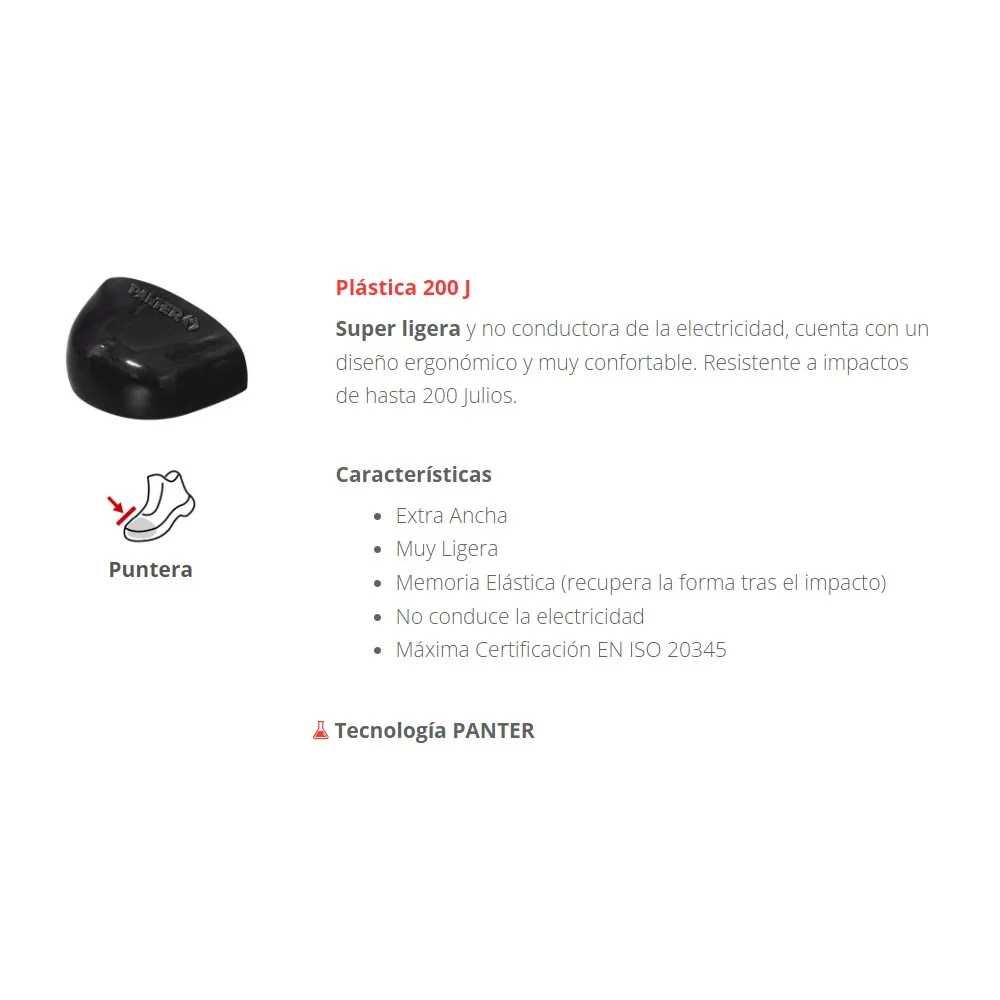 Botas de trabajo PANTER Fragua Plus velcro S3