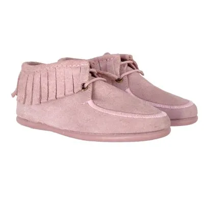 Botin niña flecos rosa chuches