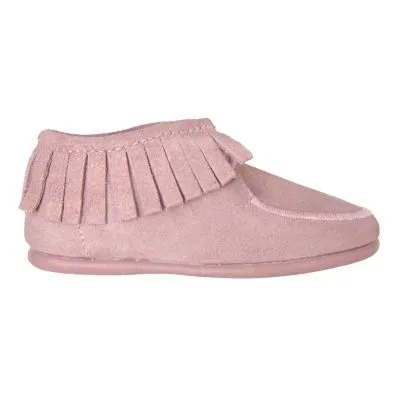 Botin niña flecos rosa chuches