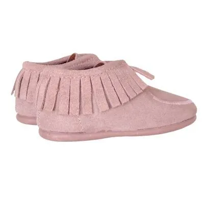 Botin niña flecos rosa chuches