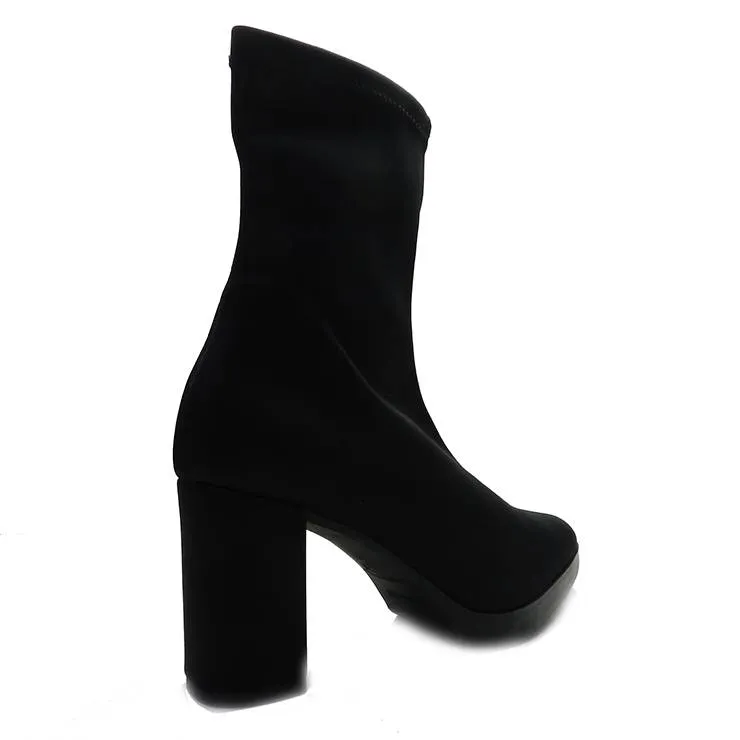 Botín Miss Elastic Mani Negro