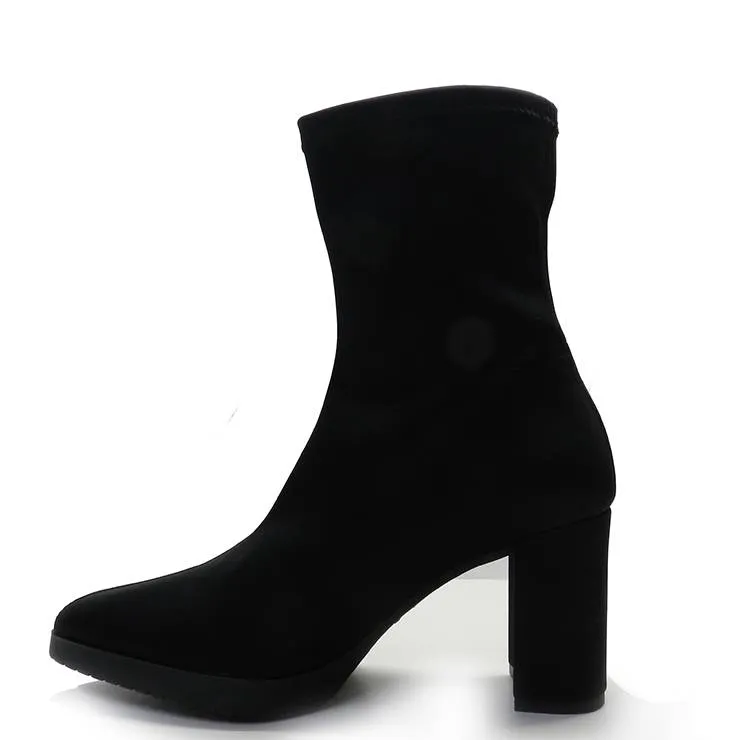 Botín Miss Elastic Mani Negro