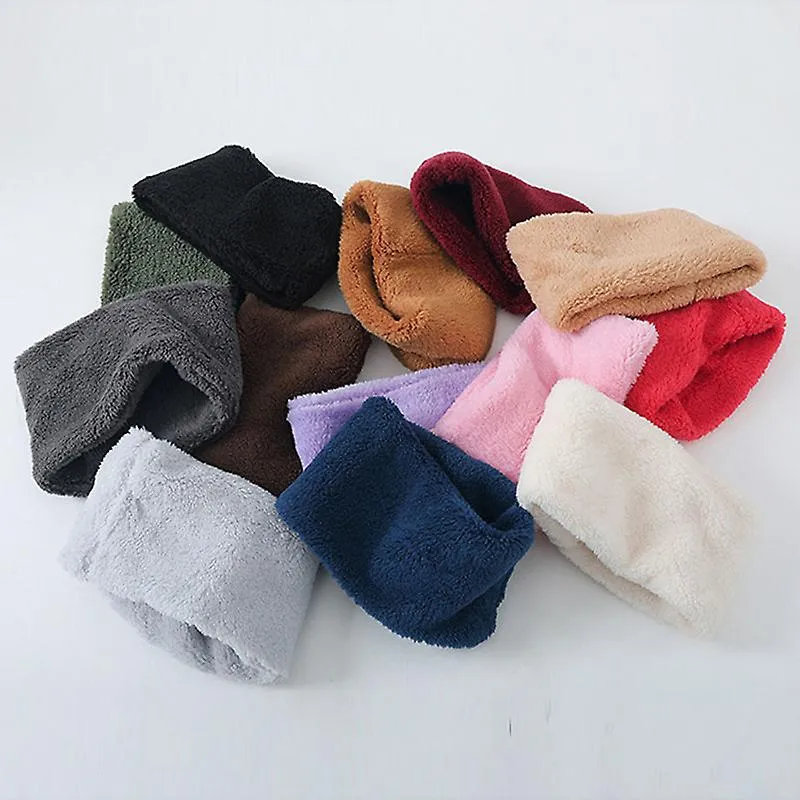 BUFANDAS DE INVIERNO CíRCULO DE CUELLO | CALENTADOR DE CUELLO CON BUFANDA | PAñUELOS GRUESOS SNOOD DE VELLóN  NECKERCHIEF