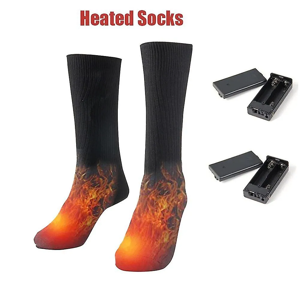 Calcetines calefactables Control remoto Calefacción eléctrica Calcetines Batería recargable Calcetines térmicos de invierno Homb