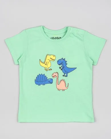 Camiseta Manga Corta Dinos Bebé Losan
