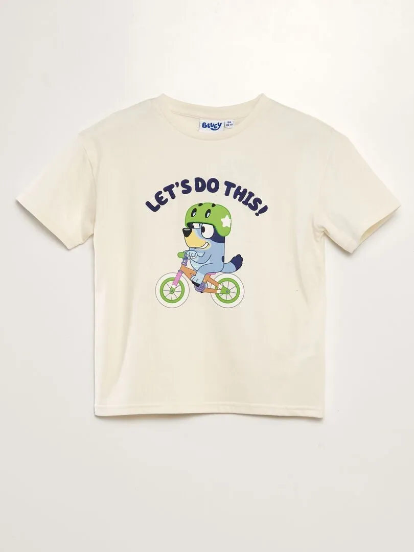 CAMISETA 'BLUEY'  BLANCO
