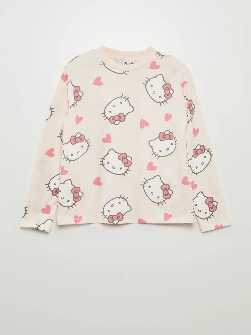 CAMISETA 'HELLO KITTY'  ROSA
