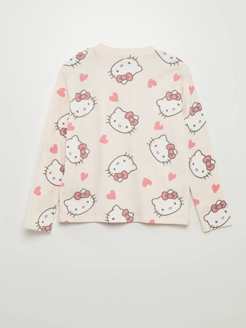 CAMISETA 'HELLO KITTY'  ROSA
