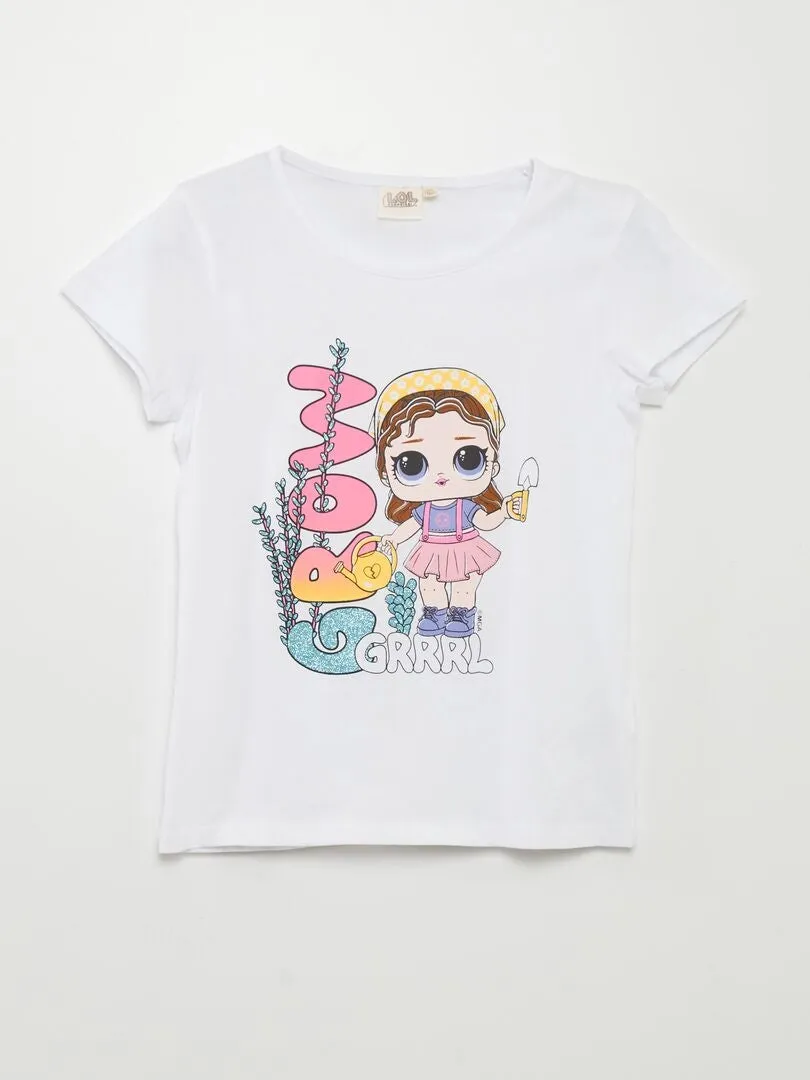 CAMISETA 'LOL SURPRISE'  BLANCO