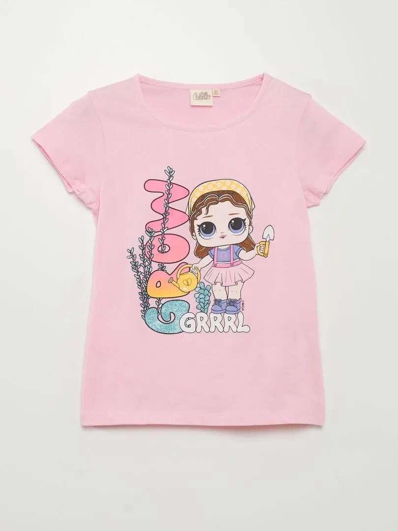 CAMISETA 'LOL SURPRISE'  ROSA