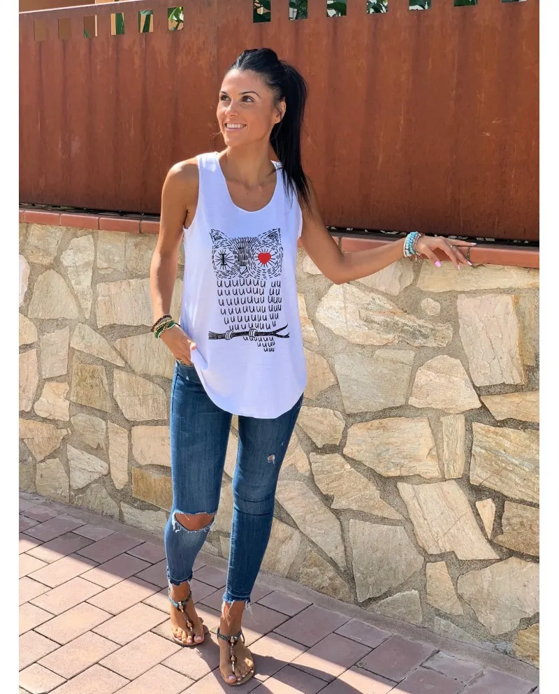 Camisetas tirantes mujer