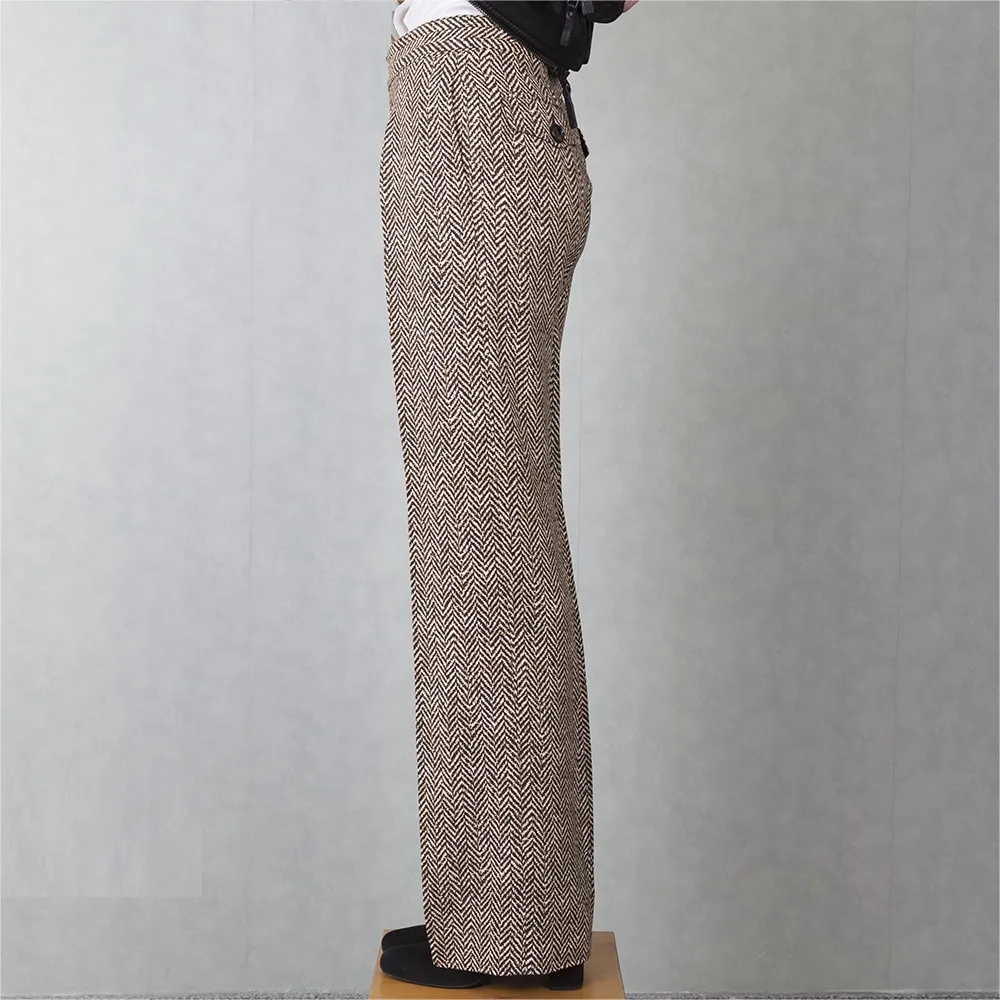 Chloé Pantalón Zigzag Marrón T 36
