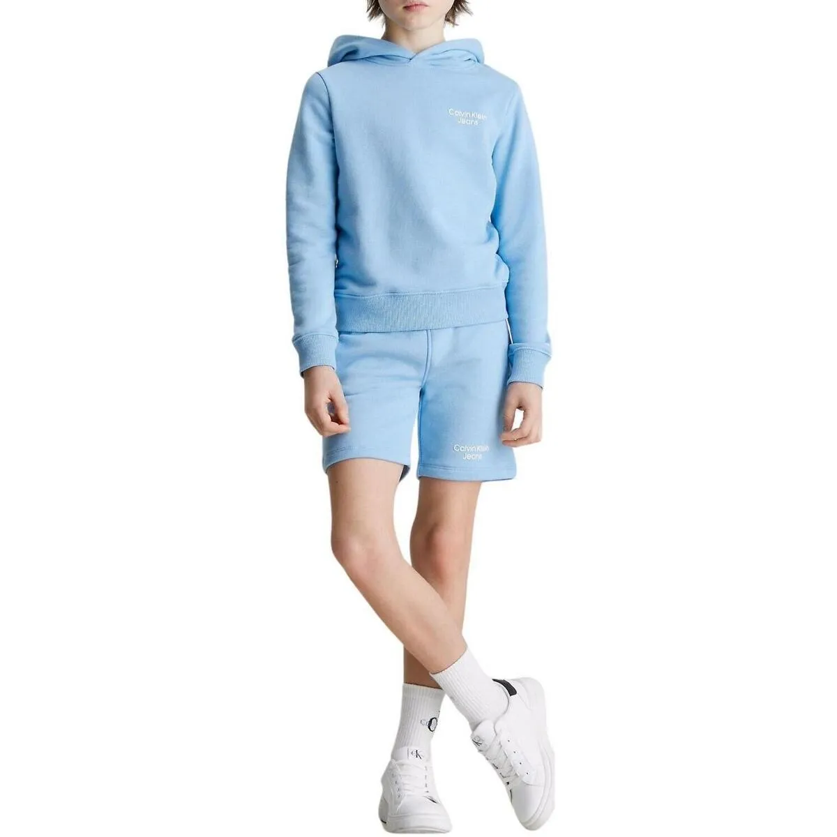 CKJ STACK LOGO HOODIE