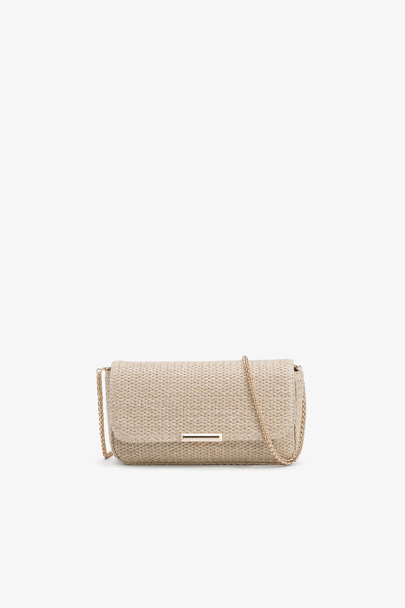 Clutch de Fiesta Efecto Paja