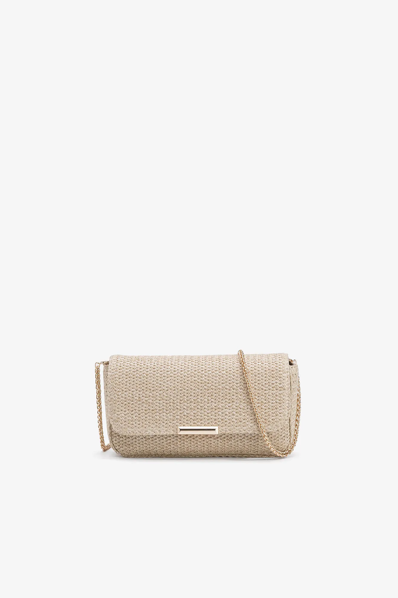 Clutch de Fiesta Efecto Paja