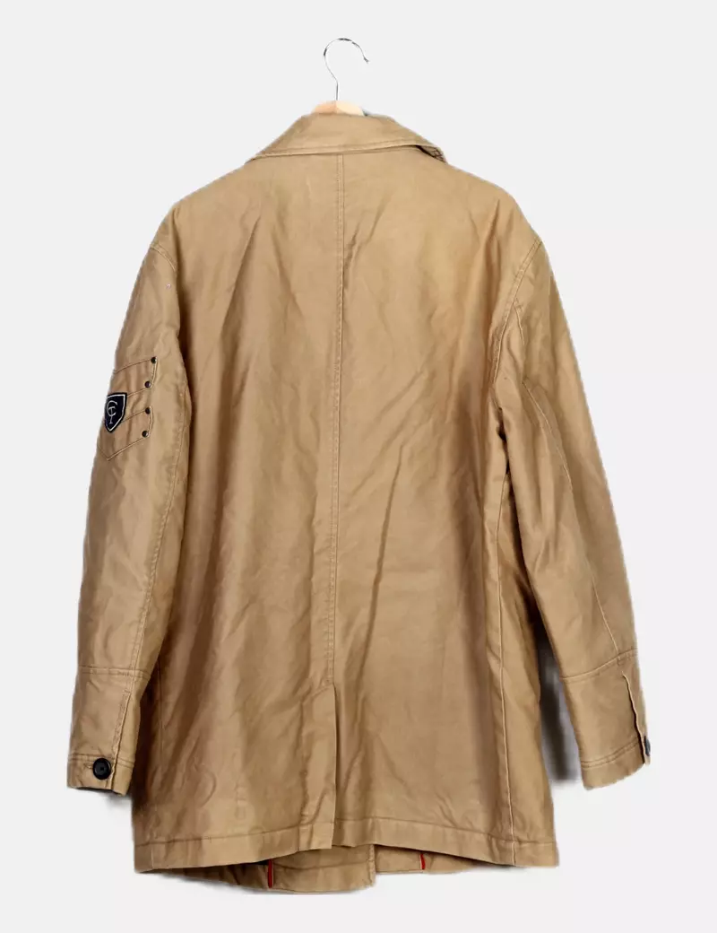 COTTONFIELD Abrigo beige casual