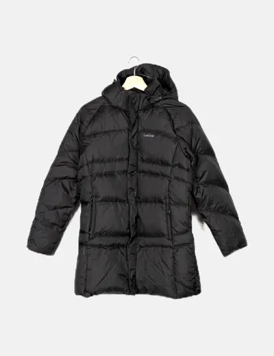 Decathlon Abrigo negro acolchado