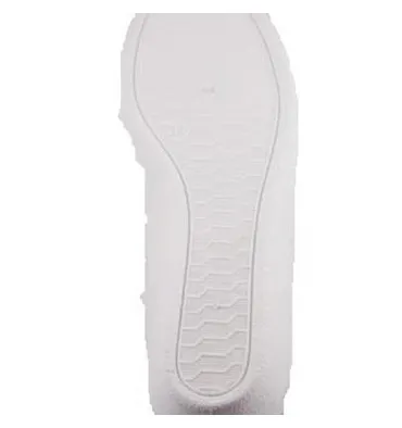 Deportivo señora cordones con cuña piel Fergar en blanco