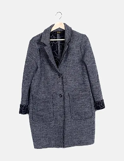 Diesel Abrigo gris jaspeado