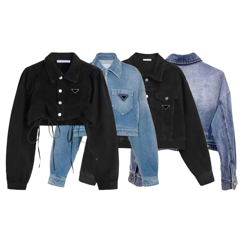 Diseñador de abrigo Mujeres Jackets Diseñador de mujeres Mujeres de mezclilla Fashion Fashion Button Letters Spring Autumn Style