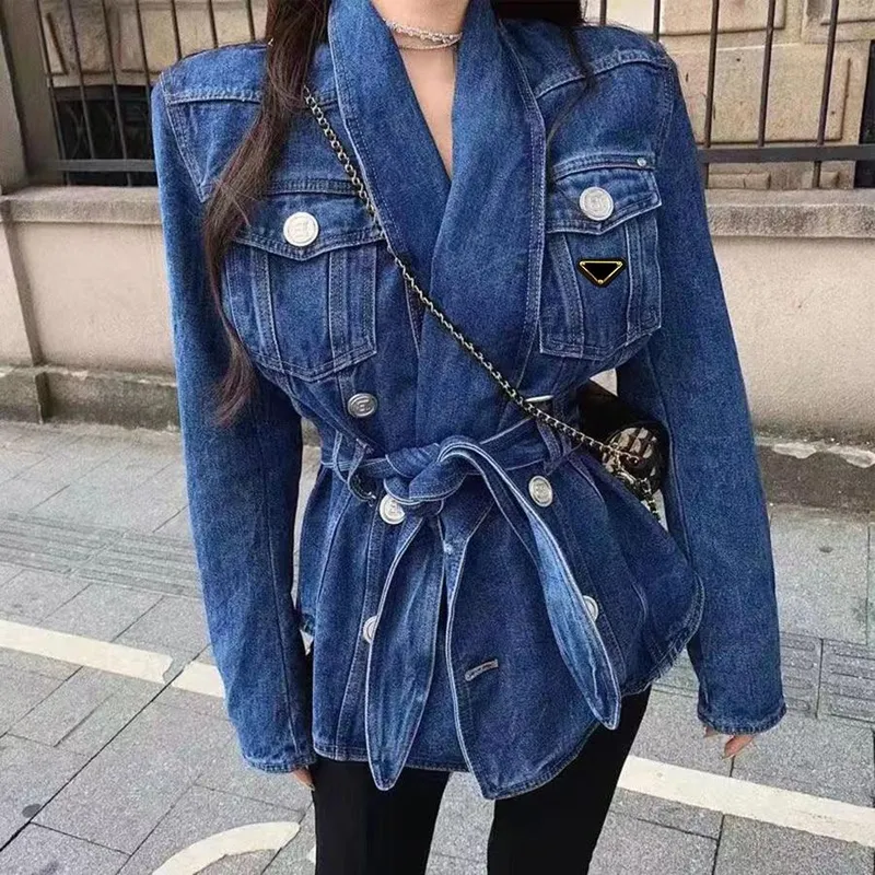 Diseñador de abrigo Mujeres Jackets Diseñador de mujeres Mujeres de mezclilla Fashion Fashion Button Letters Spring Autumn Style
