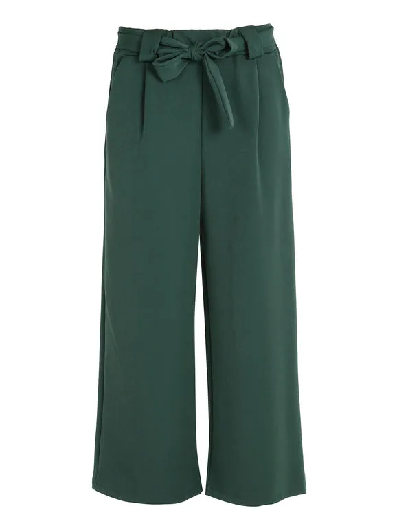 Frenetika Pantalón palazzo de mujer color liso