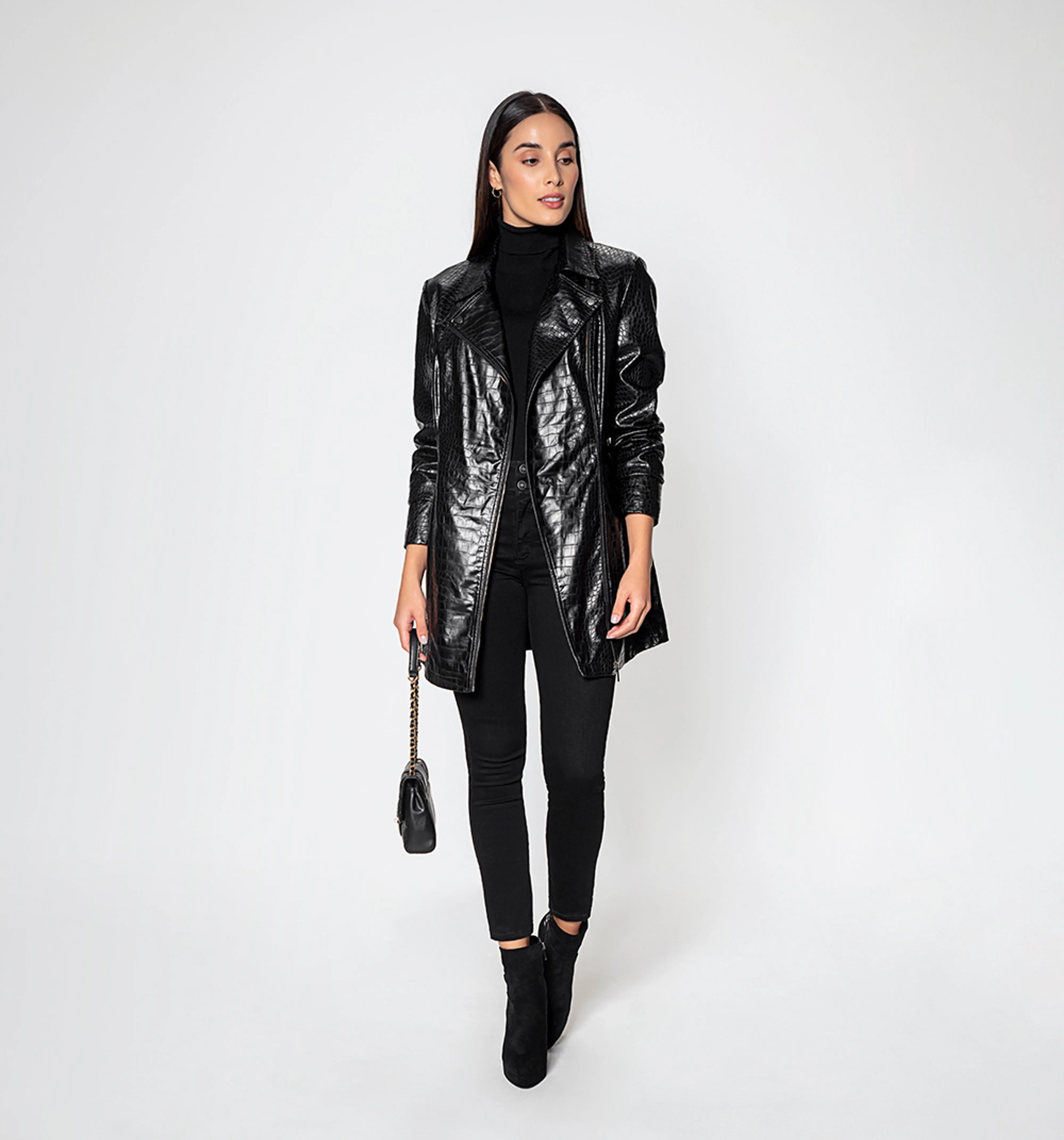 Gabardina de croco
