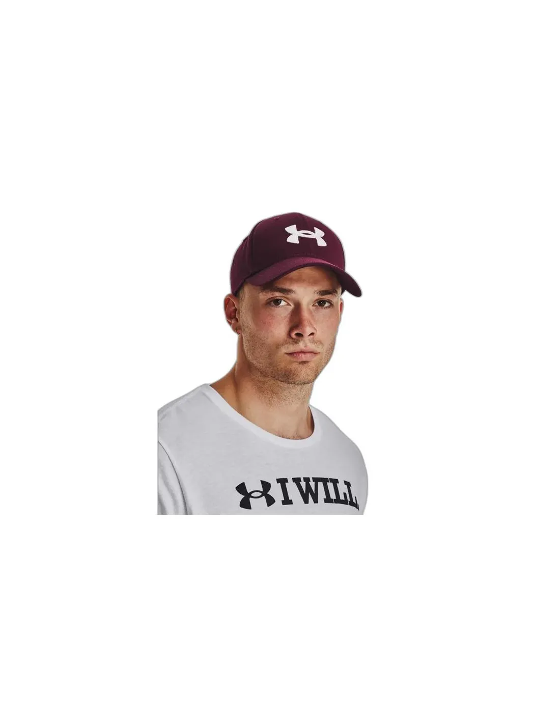 Gorra de Fitness Under Armour Men'S Blitzing Hombre Maroon