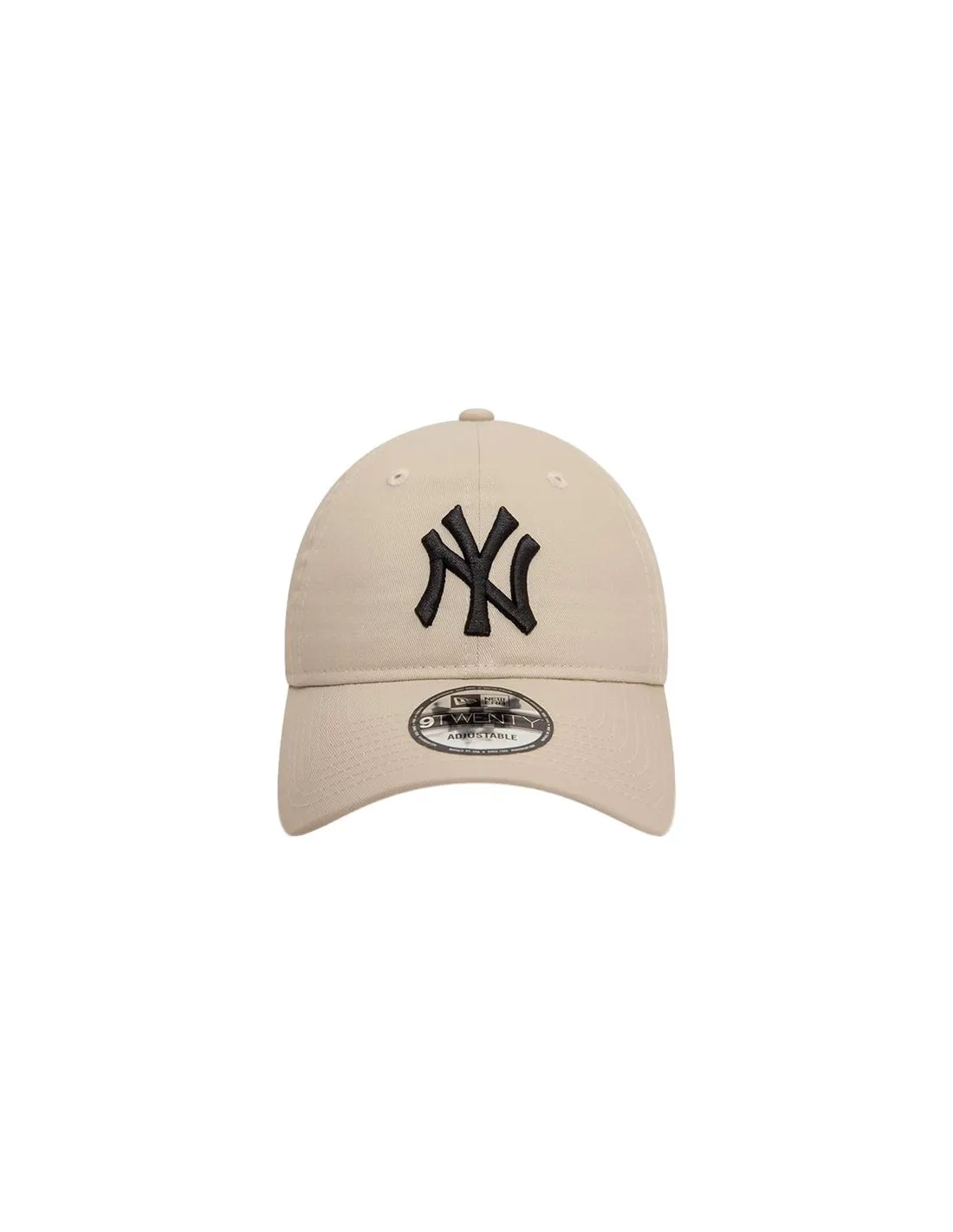 Gorra New Era 9TWENTY de la Liga de los Yankees de Nueva York Crema