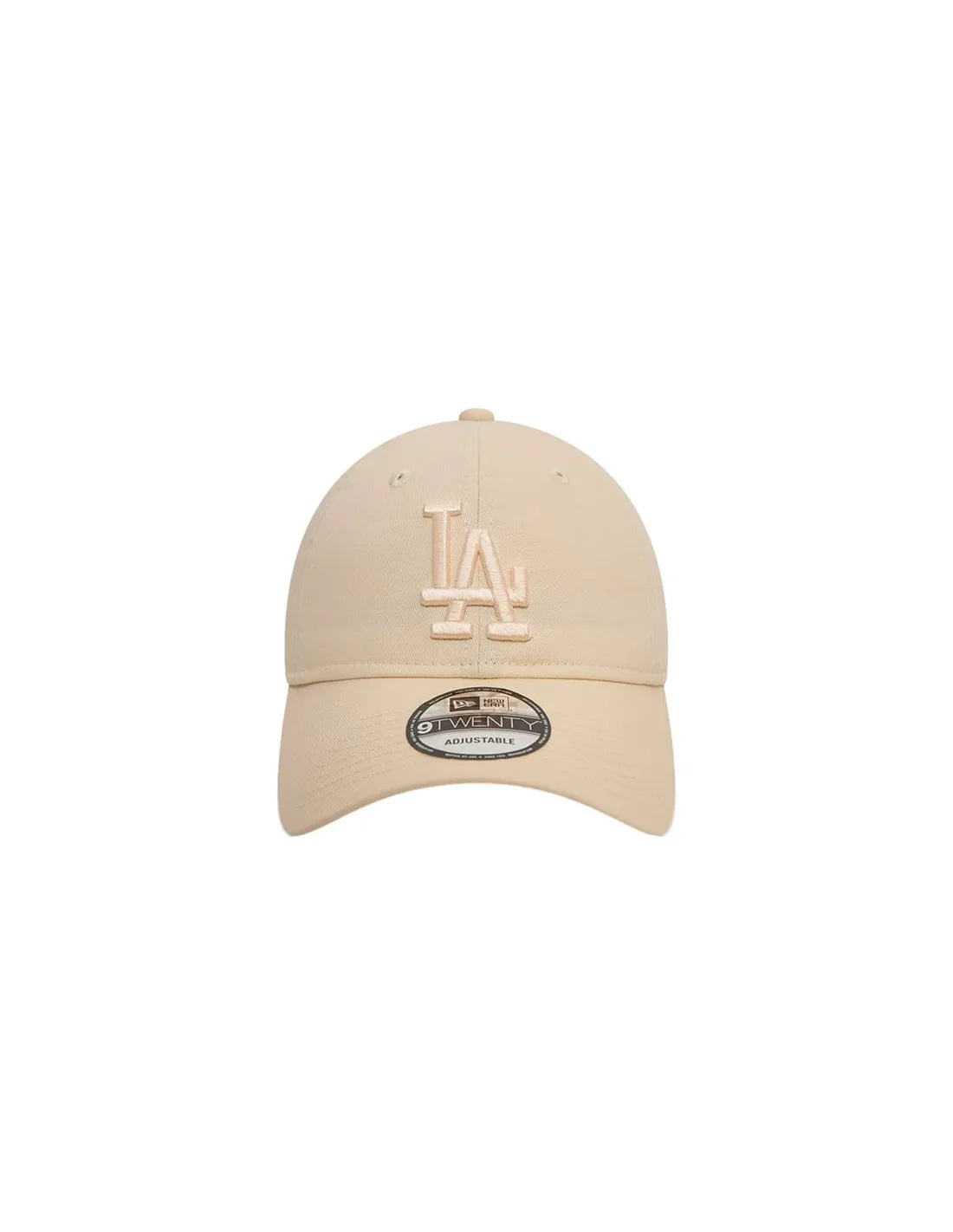 Gorra New Era LA Dodgers League Essential Stone 9TWENTY Crema