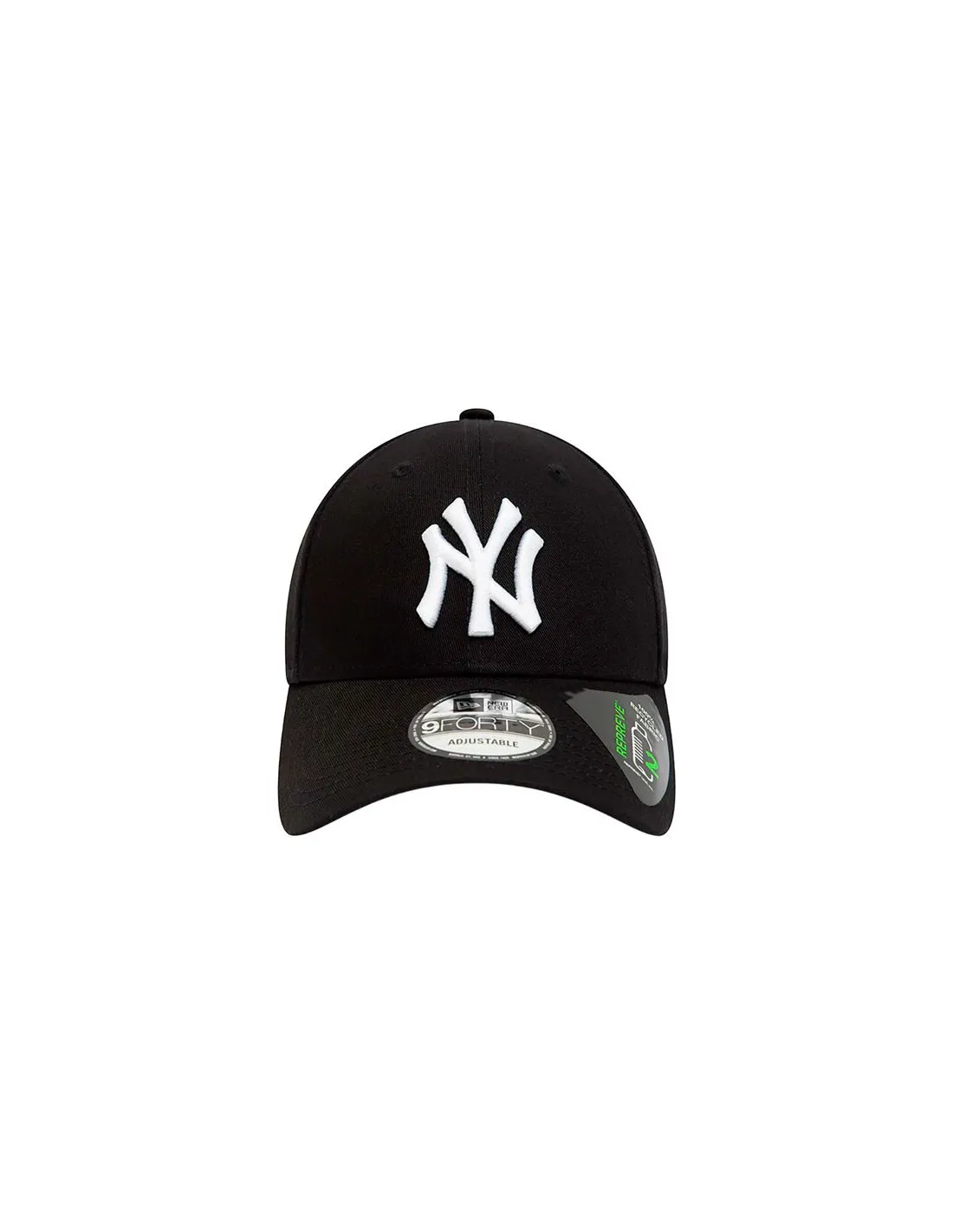 Gorra New Era New York Yankees Repreve League Essential Negro 9FORTY Ajustable
