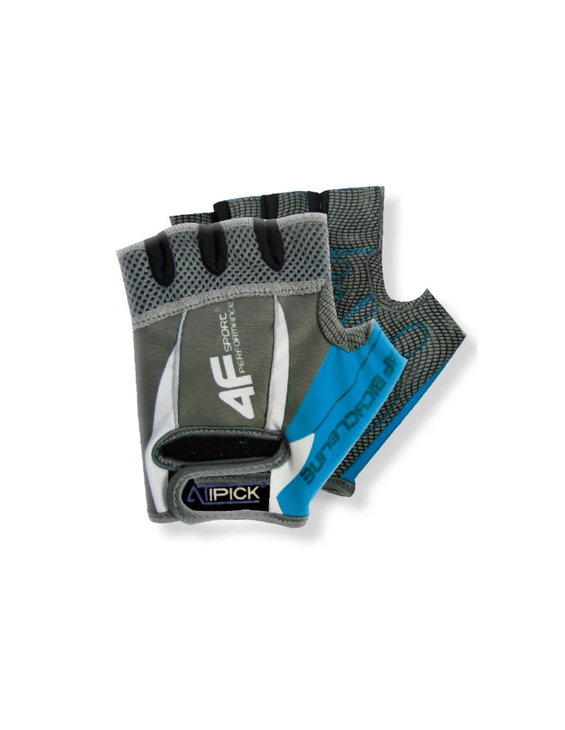 Guantes ciclismo Atipick 4F Gel Blue